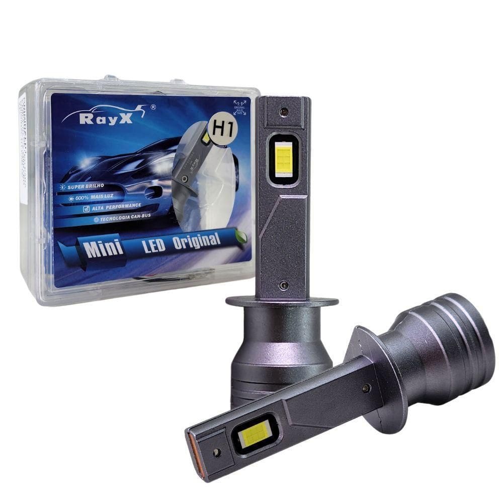 Lampada De Led Para Farol Ray-X Mini Led H1 Par 12/ 24V