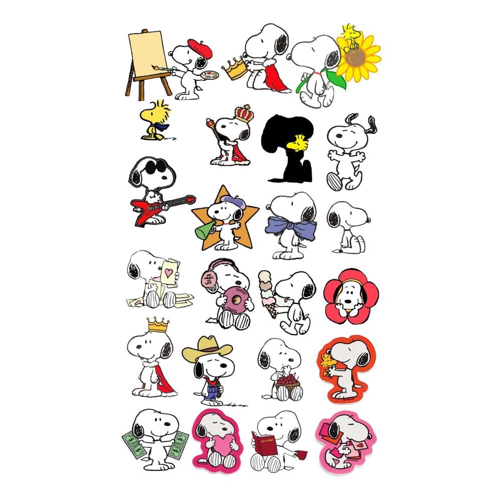 22 Tatuagens Temporaria Tema Infantil Snoopy