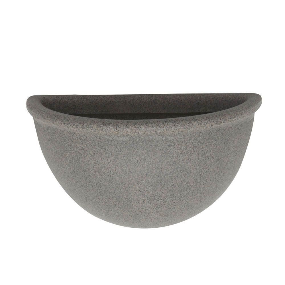Vaso Parede Liso 34x20cm Granito Pedra