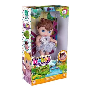 Boneca Babys Collection - Fada Morena SUPER TOYS