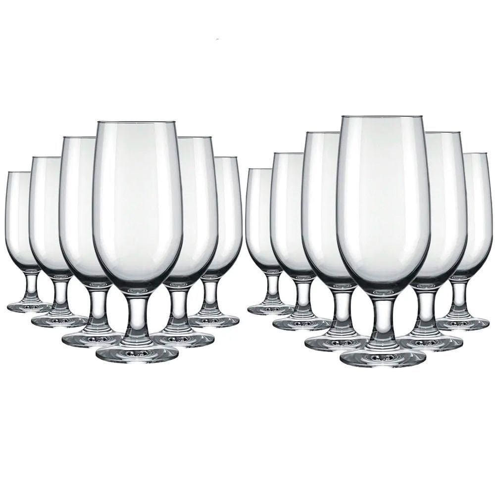 Taça Para Cerveja Floripa Vidro 300ml 12 Unidades - Nadir 7732