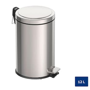 Lixeira Brasil Tramontina Inox Com Pedal 12 Litros 94538/112