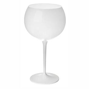 Taça De Gin Acrílico Branca London Curves 600ml