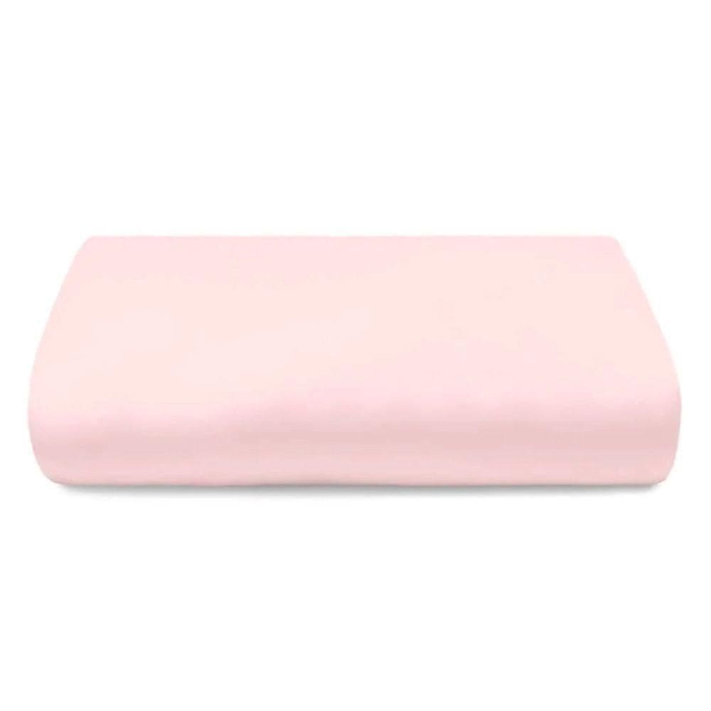 Lençol Avulso Buettner Queen Percal 150 Fios Casual Color Com Elástico Rosa Talco