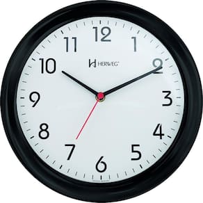 Relógio De Parede Quartz 28 Cm Preto - Preto