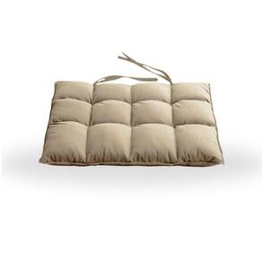Assentos De Cadeira Futon 40x40 Em Sued Liso - Speciale Home Marfim