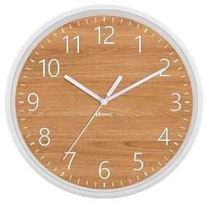 Relógio De Parede Herweg 26 Cm Branco 660135 Branco - Branco