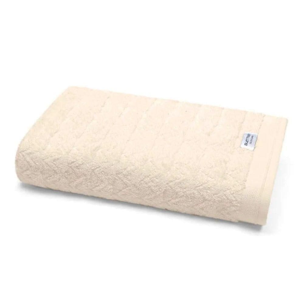 Toalha Banho Buettner Nobre 100% Algodão Fio Penteado Línea 70cm X 1,40m Pérola