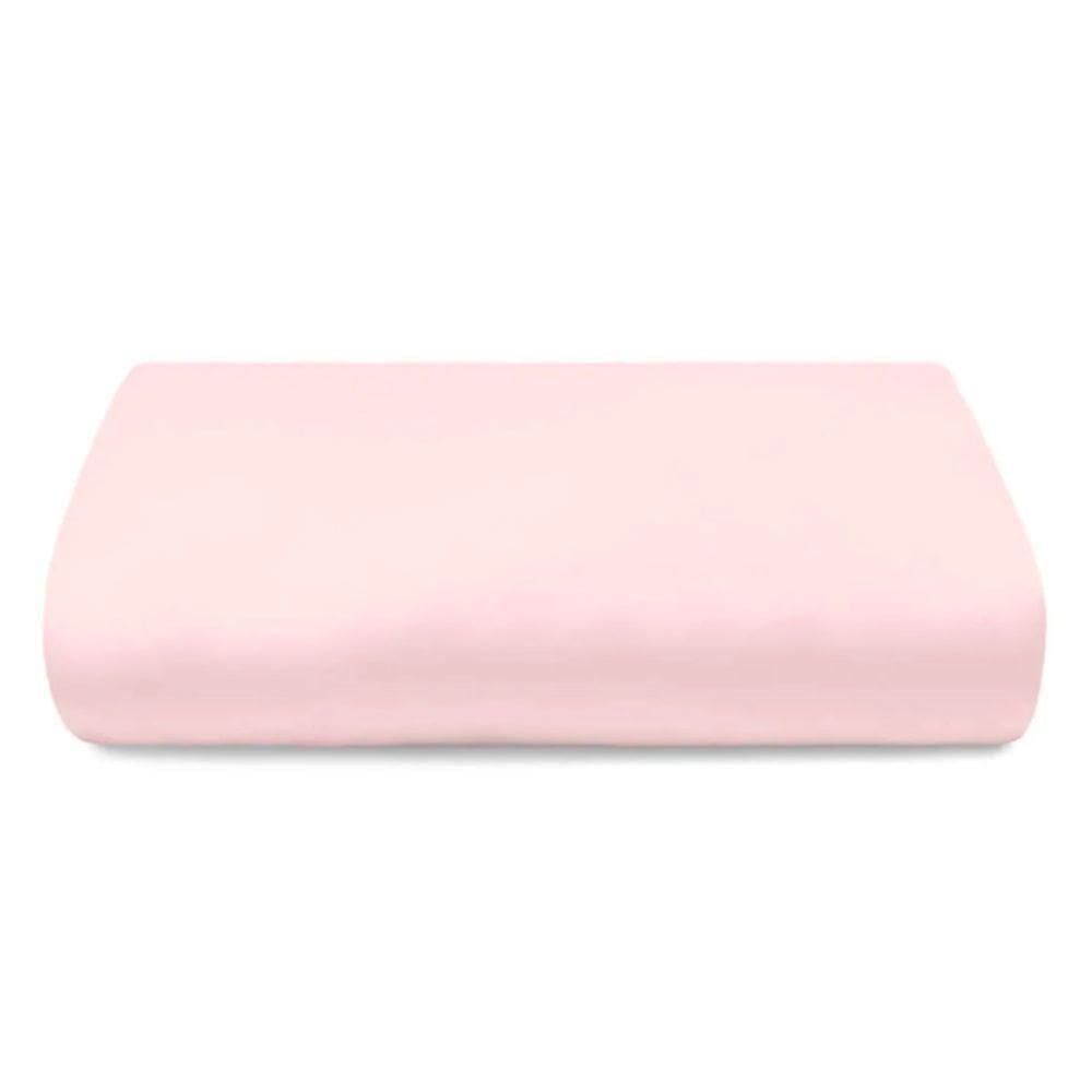 Lençol Avulso Buettner King Percal 150 Fios Casual Color Com Elástico Rosa Talco