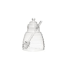 Meleira Colmeia Em Vidro Borossilicato 300ml 6679 - Mimo Style