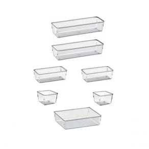 7 Organizadores Multiuso Modular Acrilico Gaveta, Maquiagem