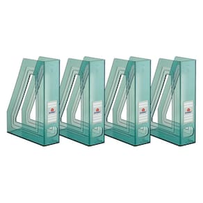 Kit Com 4 Porta Revista Acrimet Classic 278 Verde Clear