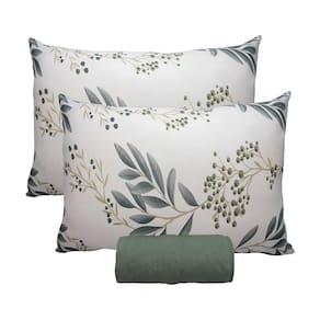 Jogo De Cama Casal Portallar Malha 100% Algodão Madrid 3 Peças Verde