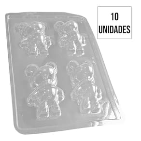 Forma De Silicone Ursinho Pequeno - 5cm X 7,8cm - 10 Un