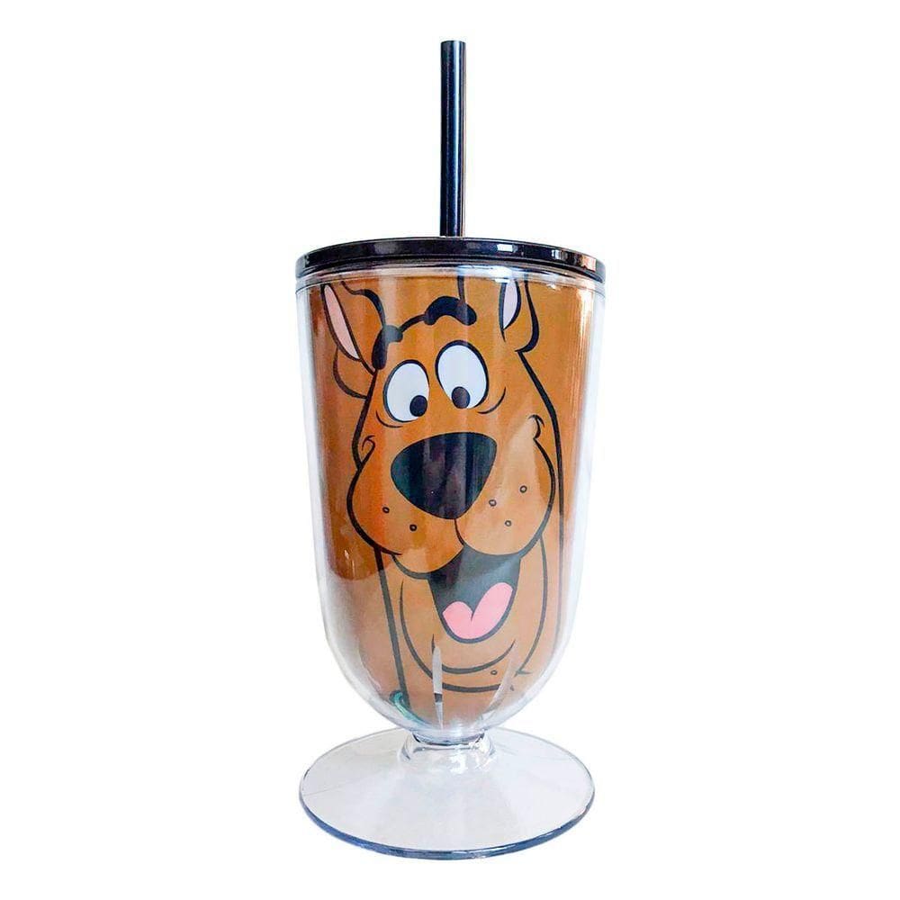 Taça Com Canudo Scooby Doo - 600ml