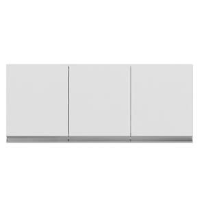 Armário Aéreo Andréia 120 Cm 3 Portas Branco Ajl
