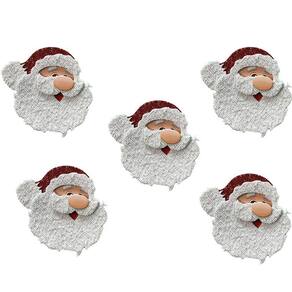 Aplique Para Lembrancinha Papai Noel - 5 Unidades