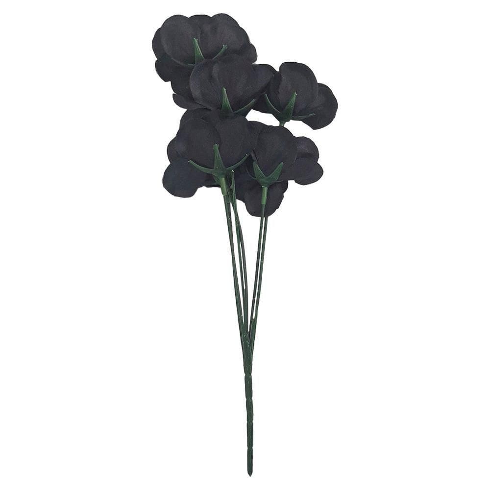 Buquê Rosa Preta De Halloween - Extra Festas