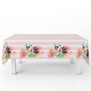 Toalha De Papel Princesas Disney 120cm X 220cm - 1 Unidade