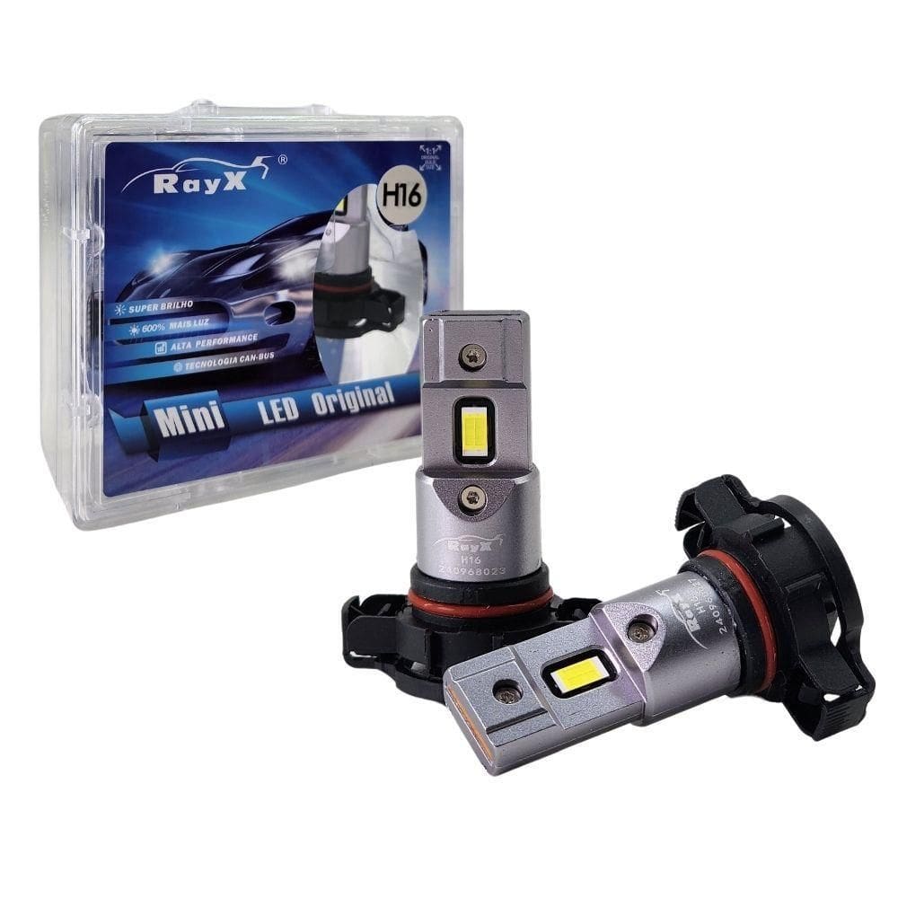Lampada De Led Para Farol Ray-X Mini Led H16 Par 12/ 24V