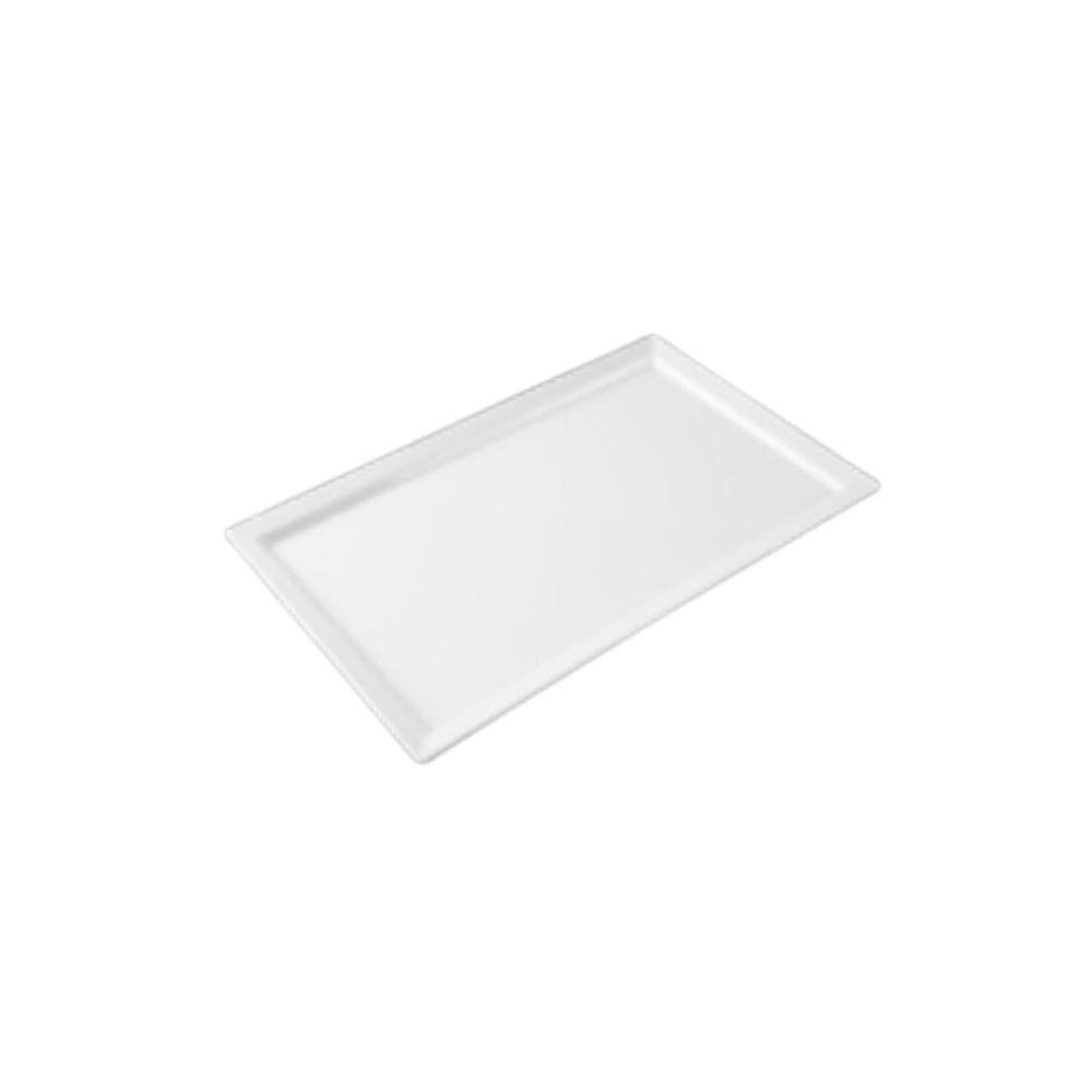 Travessa Rasa Gastronorm Haus Brinox Branca 32,5X13,2X3cm