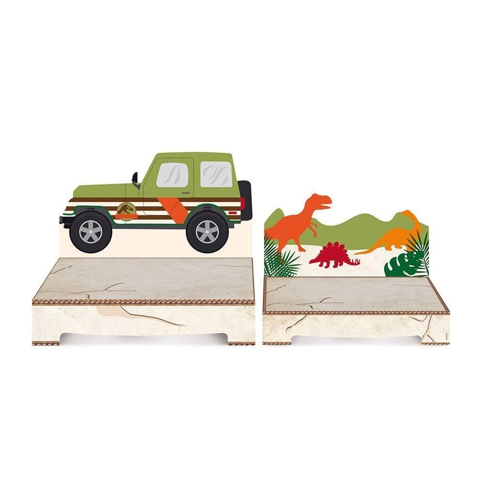 Kit Suporte Para Doces Dinossauro