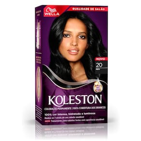 Tinta de Cabelo Koleston Preto 20