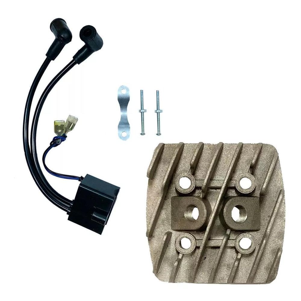 Kit Cabeçote Duas Velas + Cdi Duplo Bicicleta Motorizada