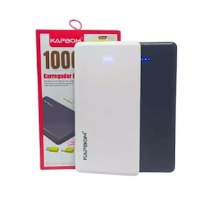 Carregador Portátil Power Bank 10.000mAh Compacto Eficiente