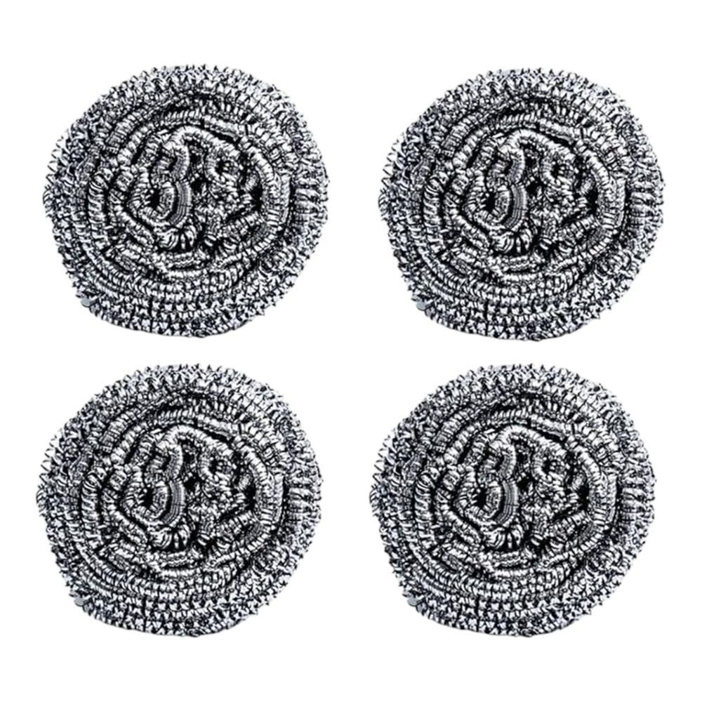 Kit 08 Esponja De Aço Metálica Para Limpeza Pesada Multiuso