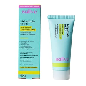 Hidratante Facial Sallve Beta Glucan e Phytoesqualano Gel Creme 40g