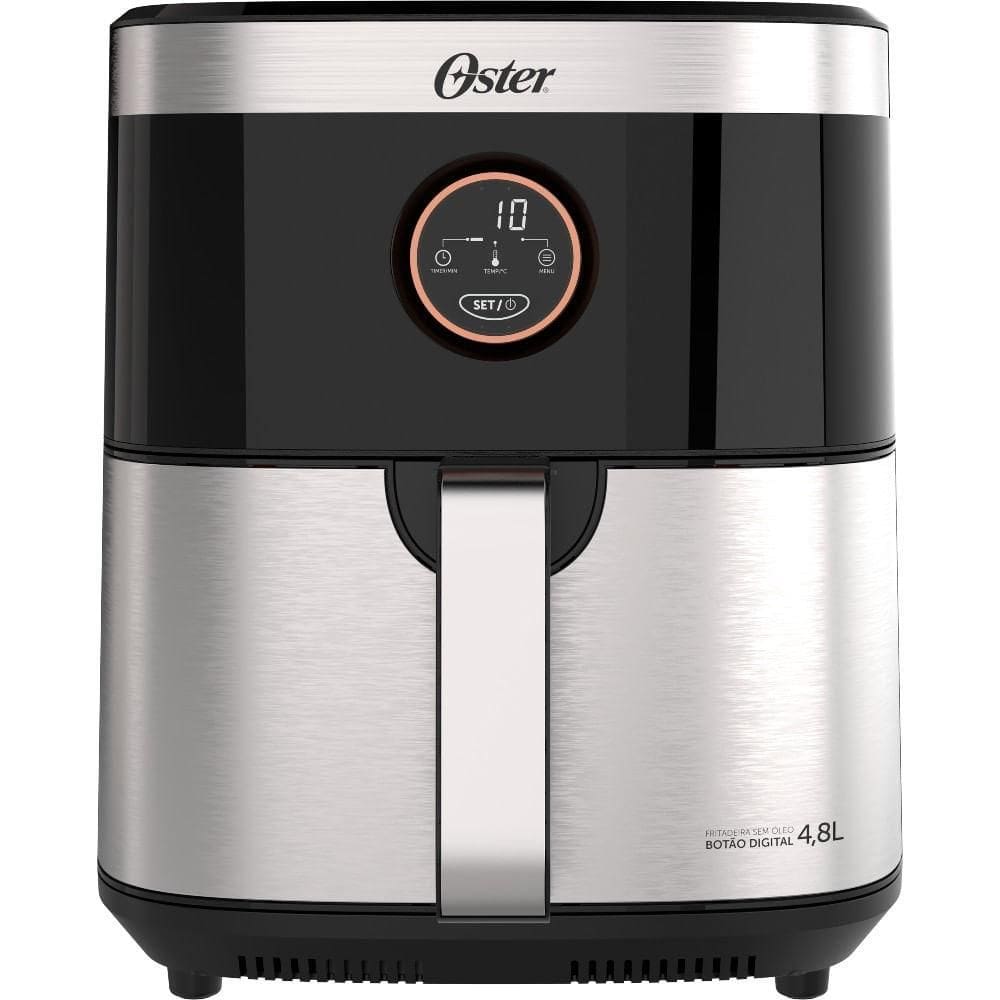 Fritadeira Elétrica Oster 4,8L Sem Óleo - Preto