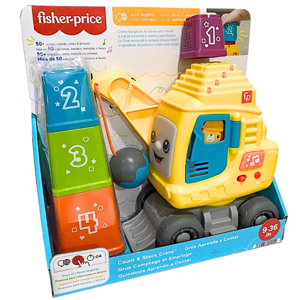 Guindaste Aprenda a Contar para Bebê Fisher-Price HWY63