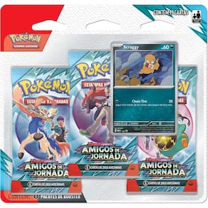 Triple Pack Pokémon Scraggy Ev9 Amigos De Jornada Copag 19 Cartas