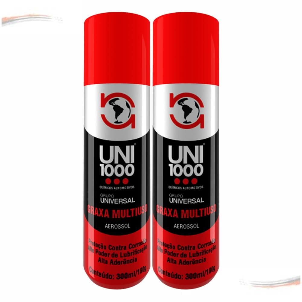 Kit 2 Graxa Spray Multiuso Lubrificante Alta Performance [F103]
