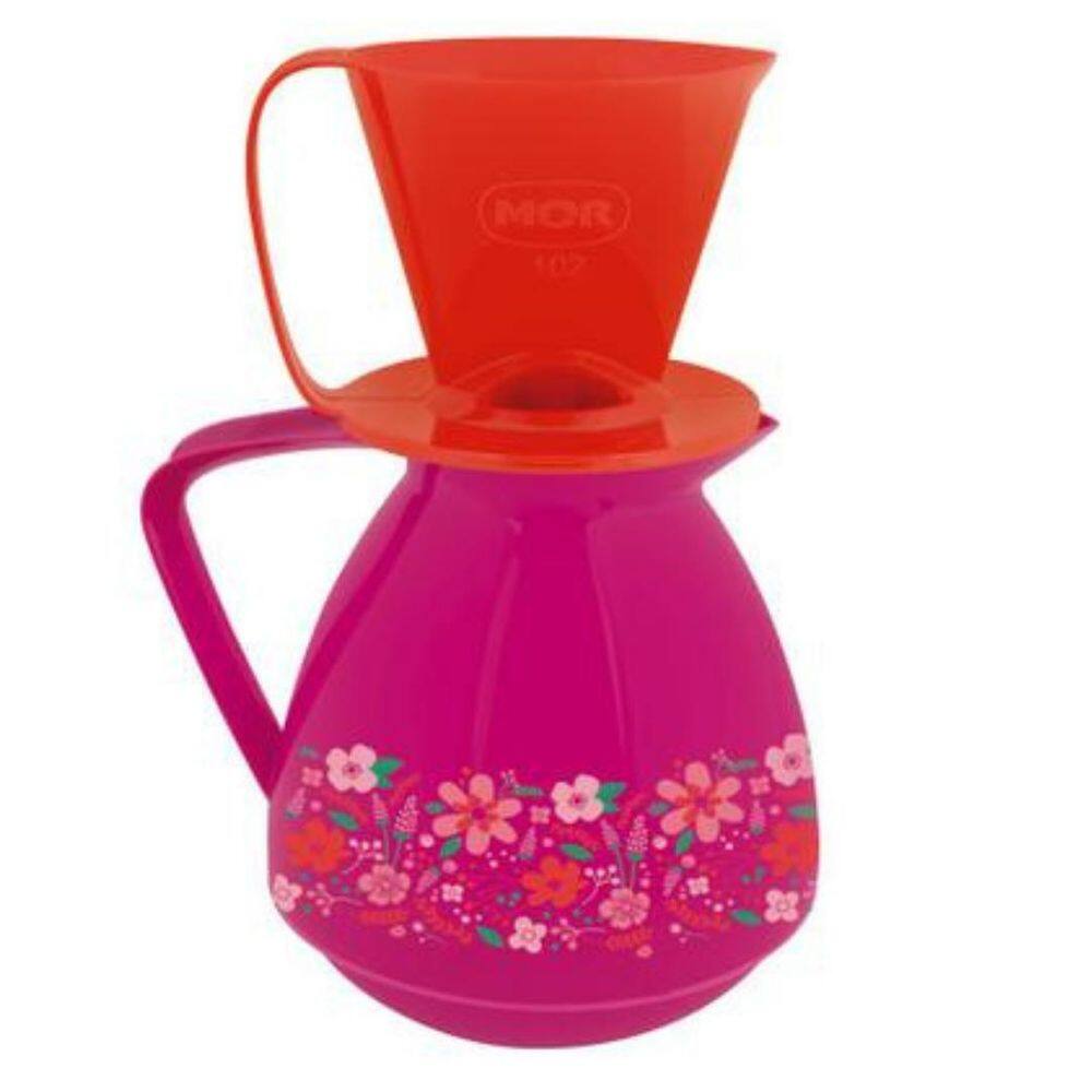Conjunto Amare Decorado Rosa - Mor 650ml