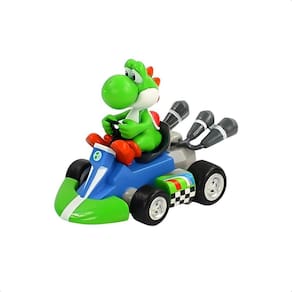 Carrinho Boneco De Ação Do Mario Kart E Sua Turma Yoshi Kong