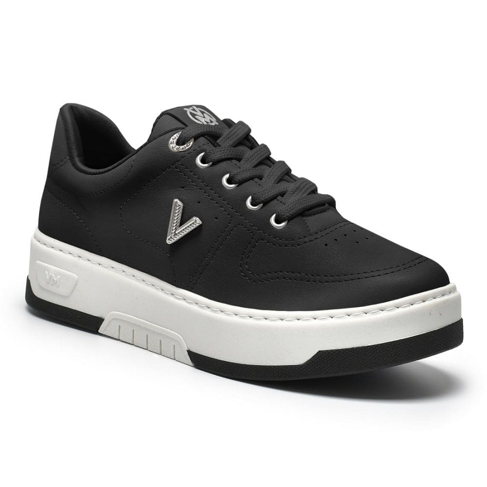 Tênis Casual Via Marte 126-012-09 Feminino - Preto