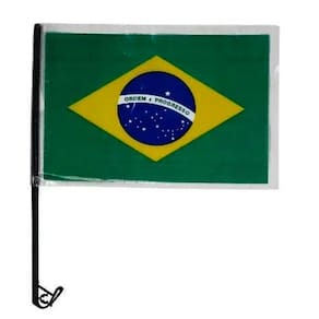 Haste Para Bandeira De Carro Plástico Preta 40cm - 100 Un.