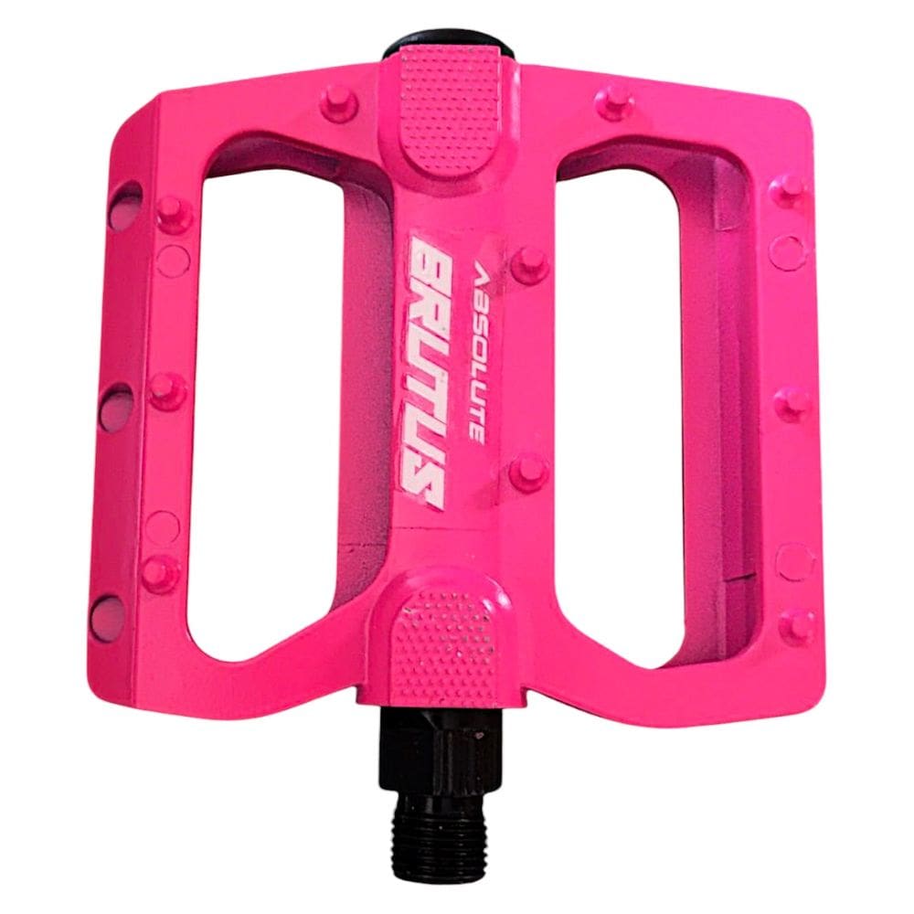 Pedal Plataforma Brutus Flat Rosca Grossa 9/16 10 Garras Mtb BMX Urbana Absolute