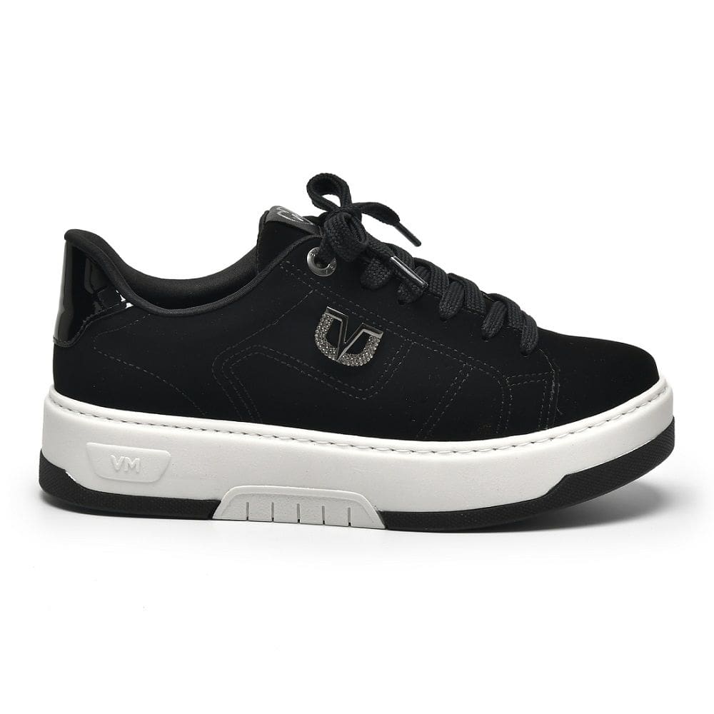 Tênis Casual Via Marte 126-014-09 Feminino - Preto