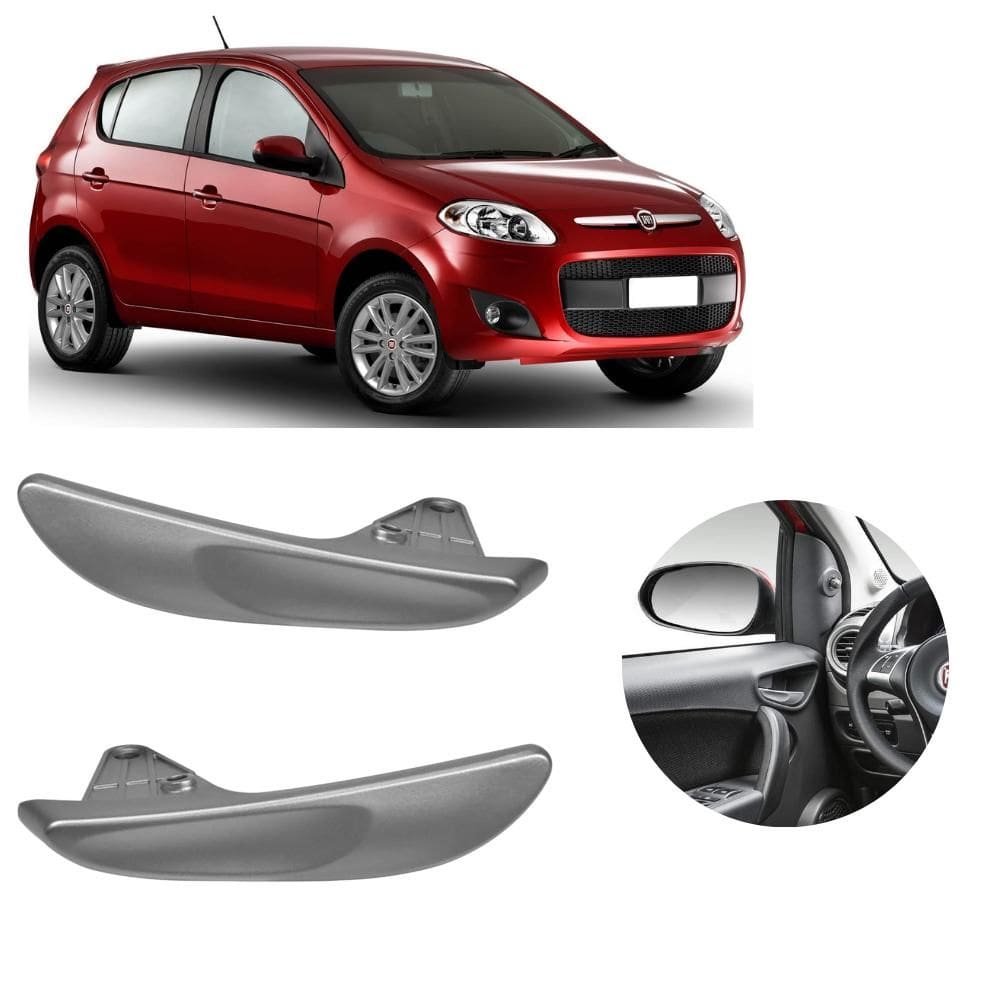 Kit 2 Maçaneta Interna Gatilho Puxador Palio 2015 2016 2017 - UN / 2 [F103]