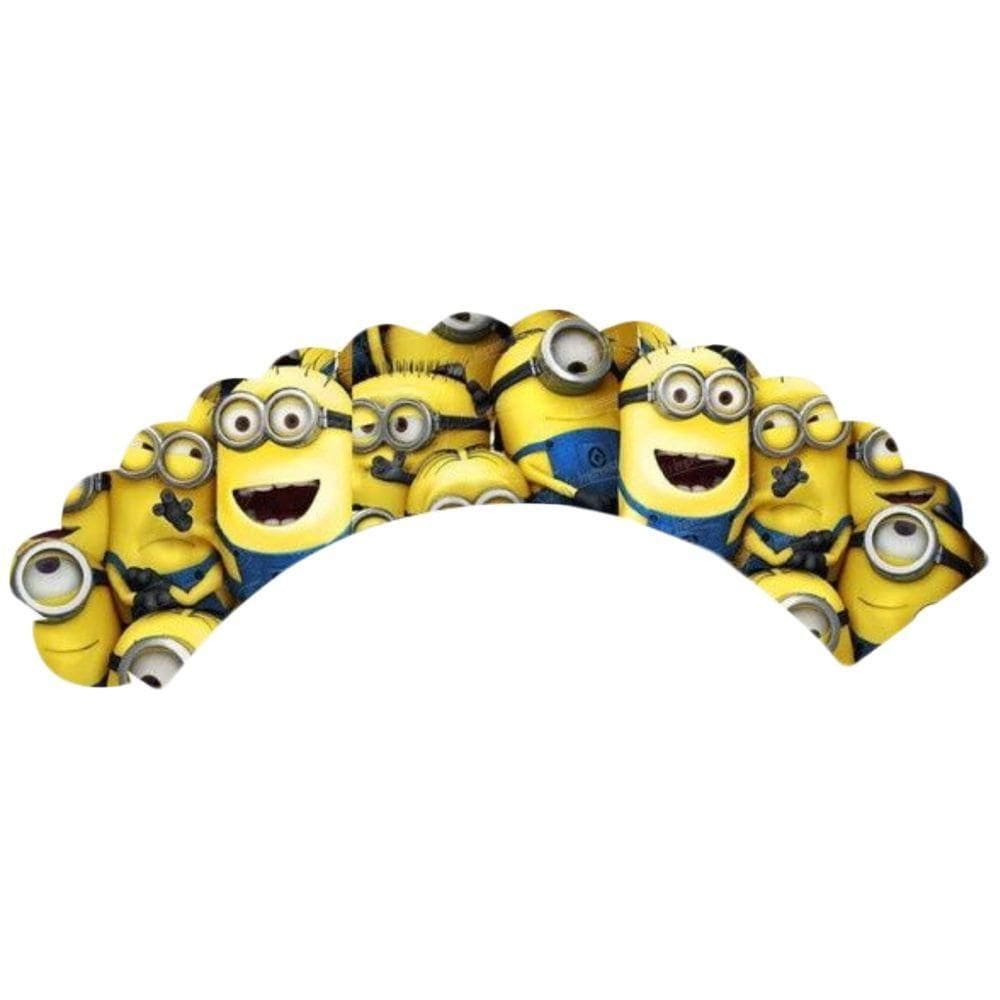 Porta Cupcake Meu Malvado Favorito Minions - 8 Un