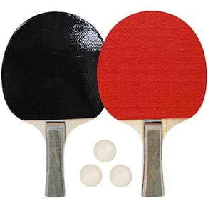 Kit Raquetes e Bolas Convoy Sport Tenis De Mesa Verm bco