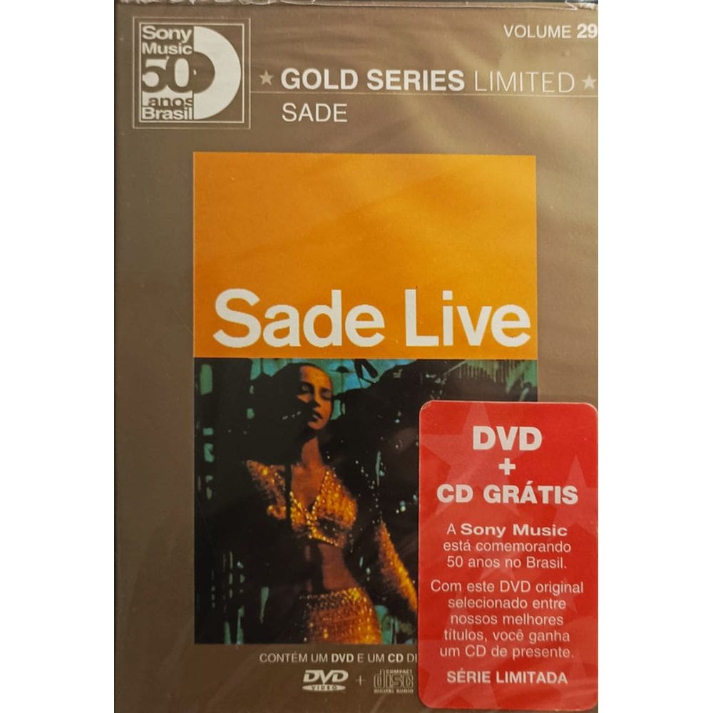 Dvd -Sade – Sade Live / The Best Of Sade CD+DVD