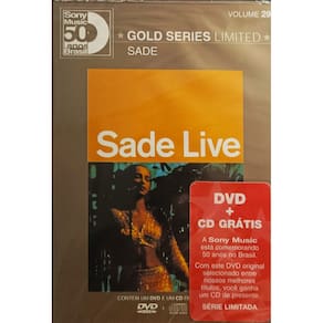 Dvd -Sade – Sade Live / The Best Of Sade CD+DVD