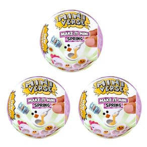Toy MGA Miniverse Make It Mini Make It Mini Spring, pacote com 3 ou mais