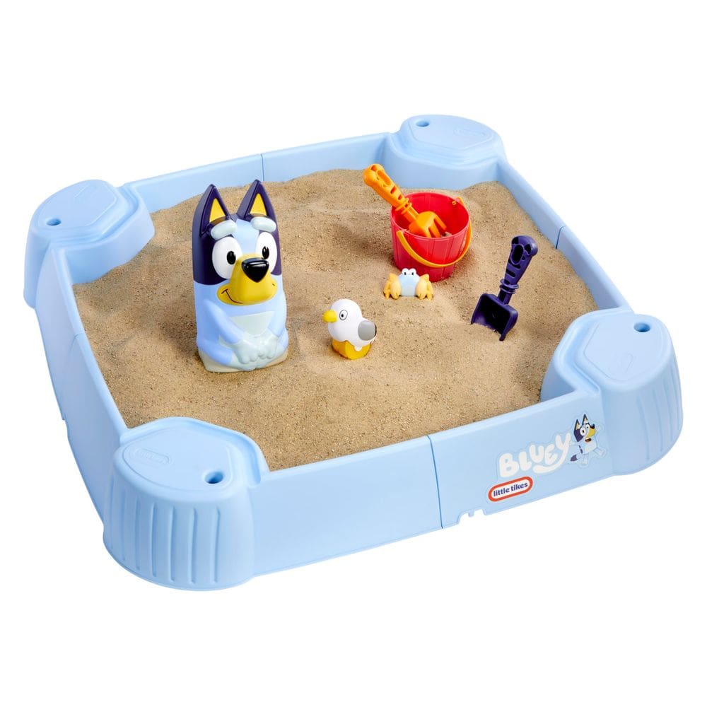 Caixa de areia Little Tikes Bluey Beach Day com 6 acessórios 1-6Y