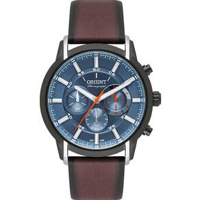 Relógio Orient Masculino Cronografo Couro Mtscc048 A1nx
