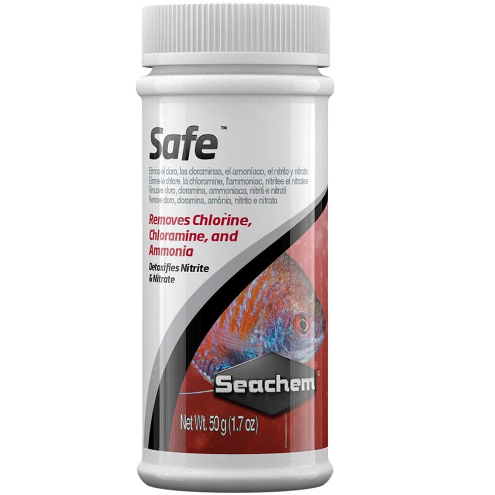 Seachem Safe Remove Cloro, Cloramina E Amonia - 50g